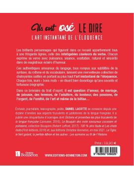 ILS ONT OSÉ LE DIRE L'ART INSTANTE DE L'ELOQUENCE