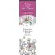 ELOGE DES FLEURS MARQUE-PAGES  A COLORIER