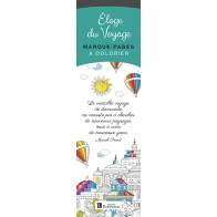 ELOGE DU VOYAGE MARQUE-PAGES A COLORIER