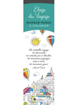 ELOGE DU VOYAGE MARQUE-PAGES A COLORIER