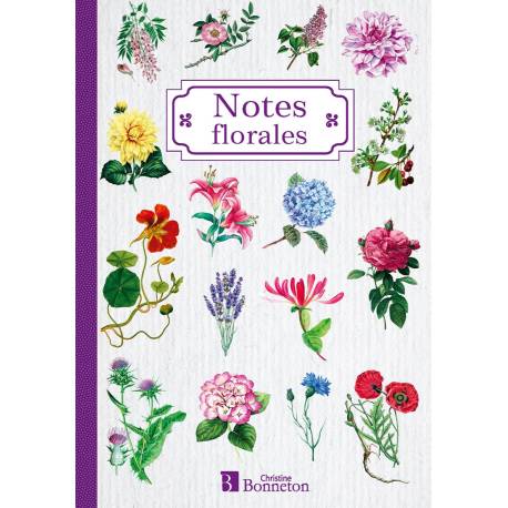 NOTES FLORALES CARNET DE NOTES