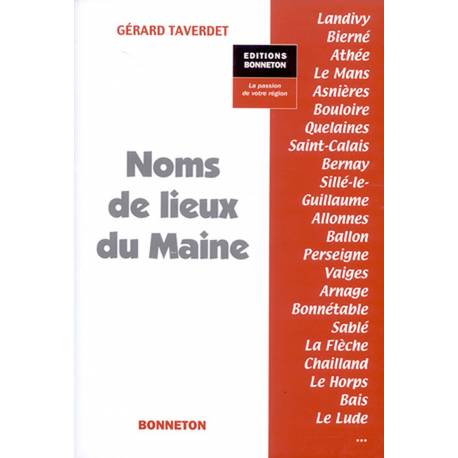 NOMS DE LIEUX DU MAINE