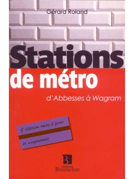 STATIONS DE METRO  D'ABBESSES A WAGRAM
