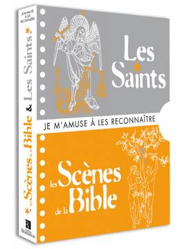 COFFRET 2 VOL LES SAINTS ET LES SCENES DE LA BIBLE